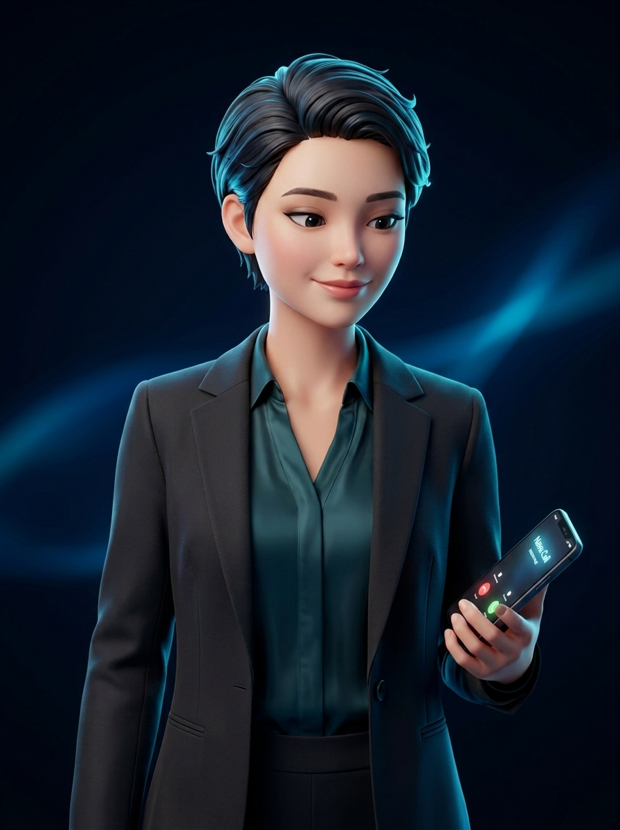 SOFIA guarda lo schermo del telefono